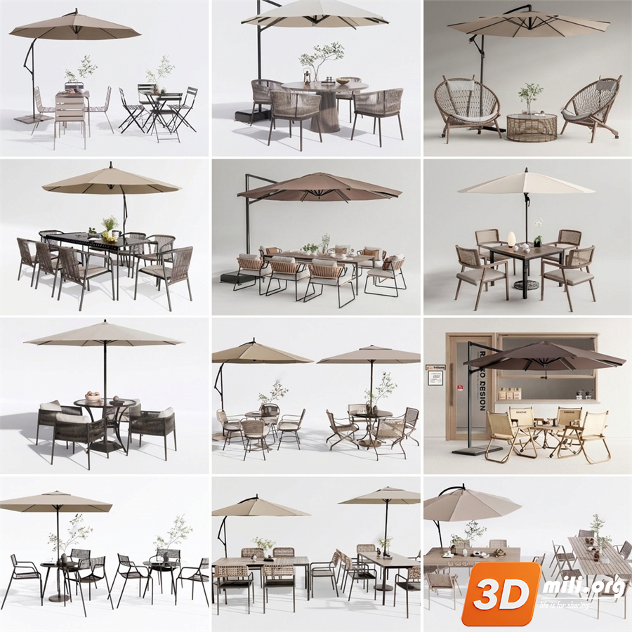Outdoor Furniture Skp Files 